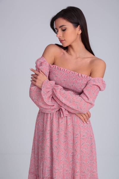 Платье Verita 2158 розовый - фото 4