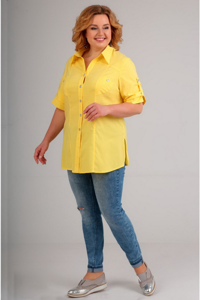 Блуза Таир-Гранд 6254 желтый - фото 2