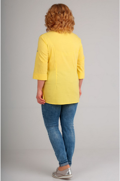 Блуза Таир-Гранд 6254 желтый - фото 4