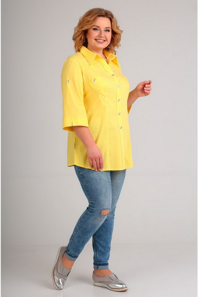 Блуза Таир-Гранд 6254 желтый - фото 3