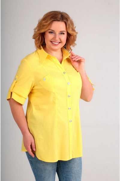 Блуза Таир-Гранд 6254 желтый - фото 1