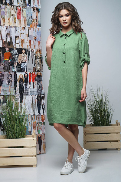 Платье Fantazia Mod 3422 светло-зеленый - фото 1