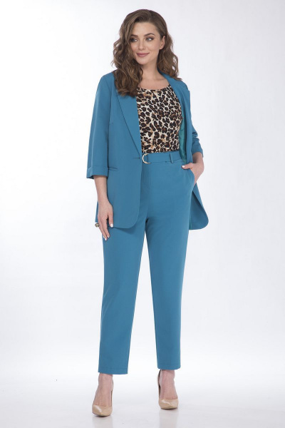 Блуза, брюки, жакет Matini 1.1582 леопард - фото 2