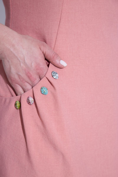 Платье Fortuna. Шан-Жан 467 розовый - фото 4