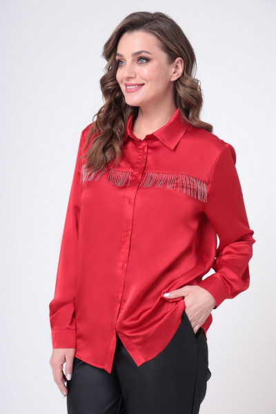 Блуза ANASTASIA MAK 996 красный - фото 2