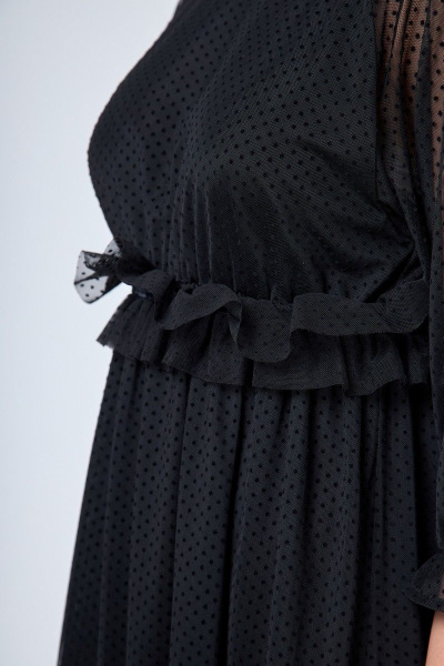 Платье Anelli 1198 черный - фото 4
