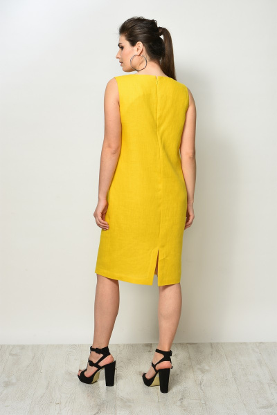 Платье MALI 481 желтый - фото 7