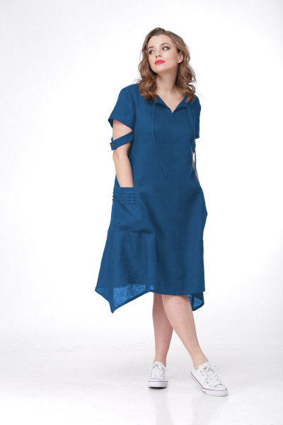 Платье MALI 470 синий - фото 1