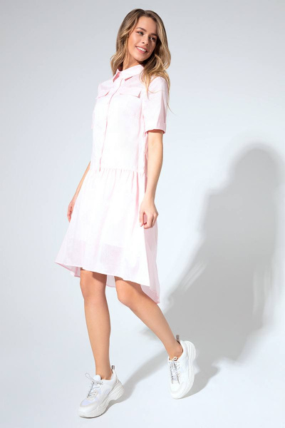 Платье LaVeLa L1825 розовый - фото 1