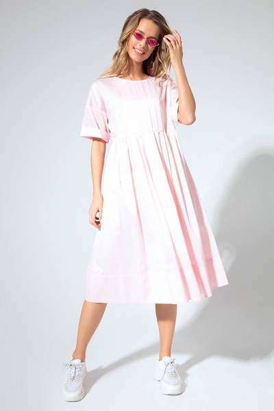 Платье LaVeLa L1828 розовый - фото 1