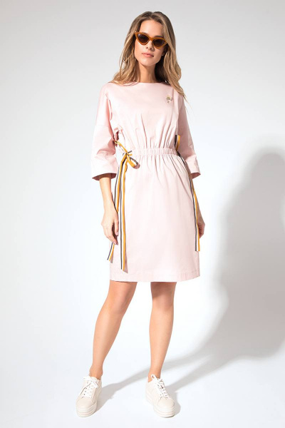Платье LaVeLa L1895 розовый - фото 1