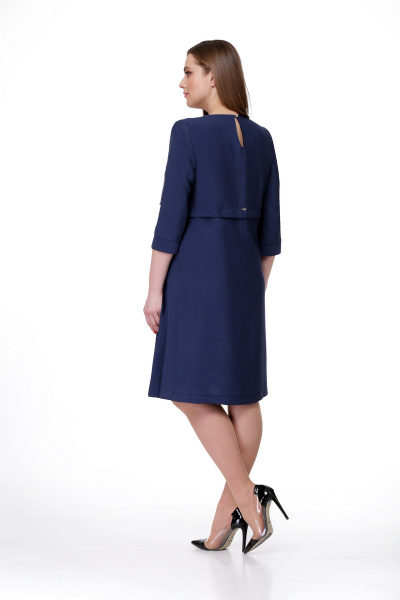 Платье Мишель стиль 764 т.синий - фото 3
