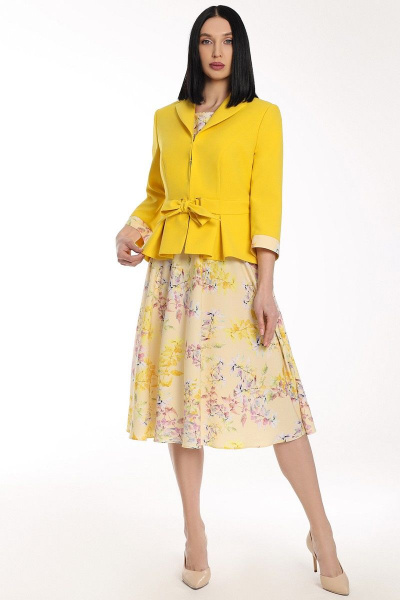Жакет, платье Мода Юрс 2513 желтый - фото 1