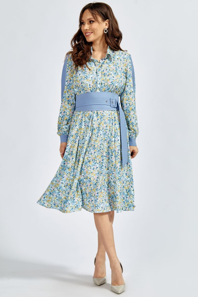 Платье Teffi Style L-1638 цветочная_баллада - фото 1