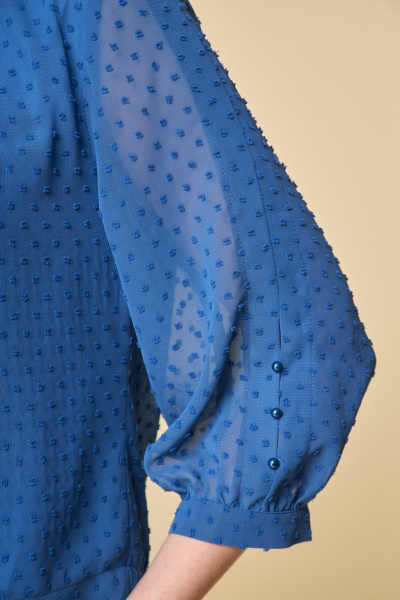 Блуза DaLi 3543 синий - фото 2