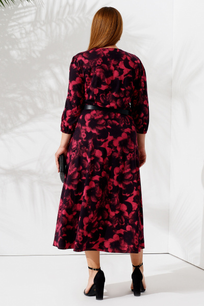 Платье Панда 104980w черно-розовый - фото 3