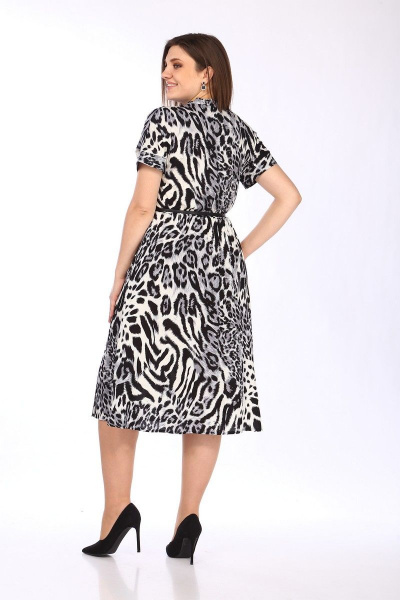 Платье Lady Style Classic 2530 серый_тигр - фото 4