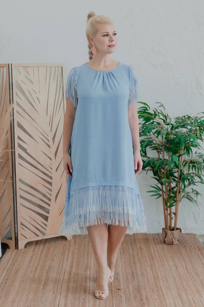 Платье ASV 2502 голубой - фото 1