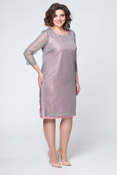 Платье Леди скок 303 розовый - фото 3
