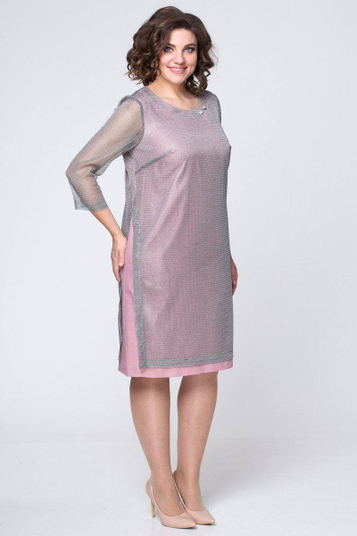 Платье Леди скок 303 розовый - фото 1