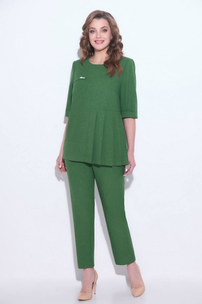 Блуза, брюки Koketka i K 928-1 зеленый - фото 1