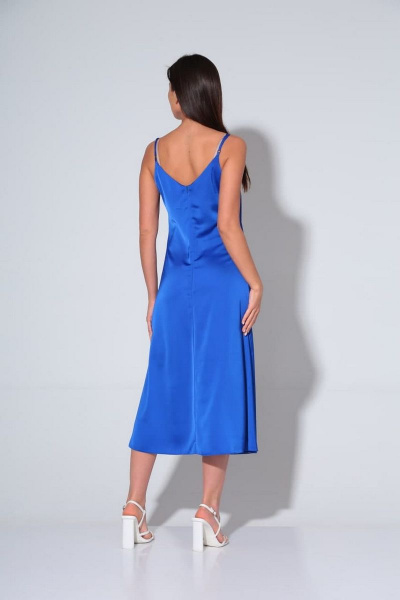 Жакет, платье Andrea Fashion 2232-2 белый+синий - фото 7