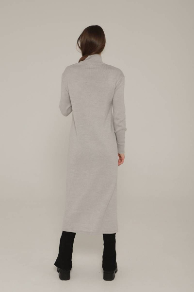 Платье Romgil 646ШТЗ светло-серый - фото 3