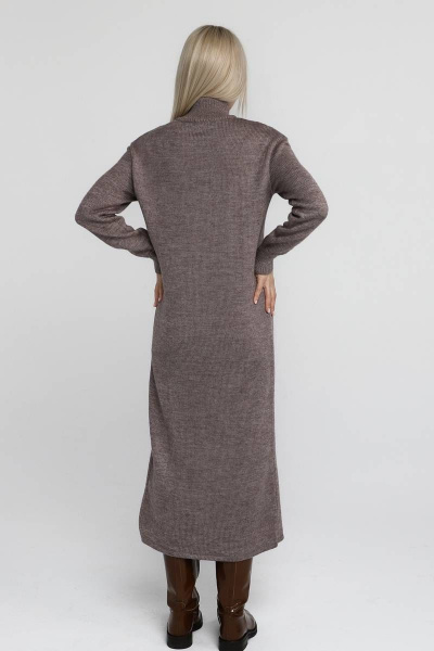 Платье Romgil 646ШТЗ серо-коричневый - фото 3