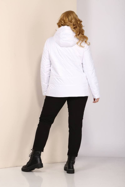 Куртка Shetti 2075-1 белый+черный - фото 4
