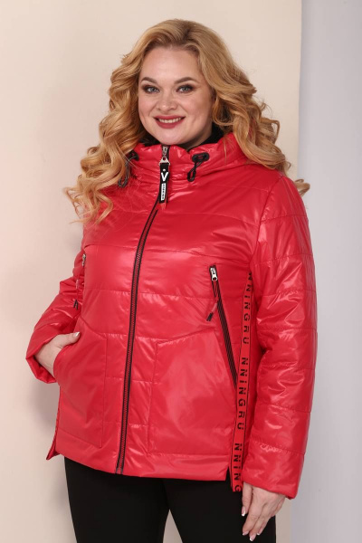 Куртка Shetti 2075-1 красный - фото 3