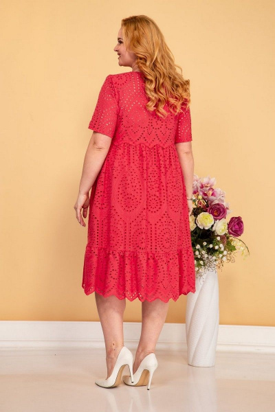 Платье Aira Style 824 красный - фото 5