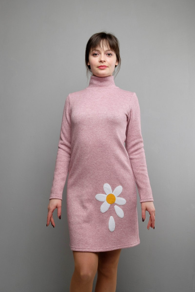 Платье Mita ЖМ982 розовый - фото 2