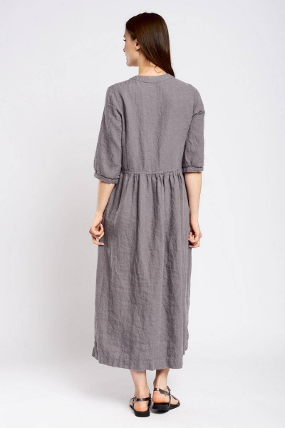 Платье Ружана 397-2 серый - фото 6