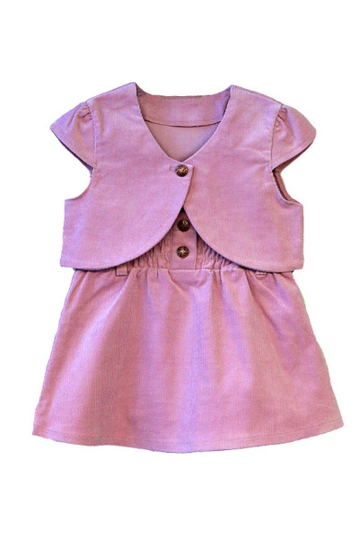 Болеро, юбка Юнона 6634 розовый - фото 1