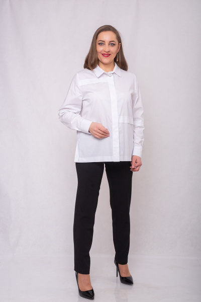 Блуза АСВ 1136.1 белый - фото 1
