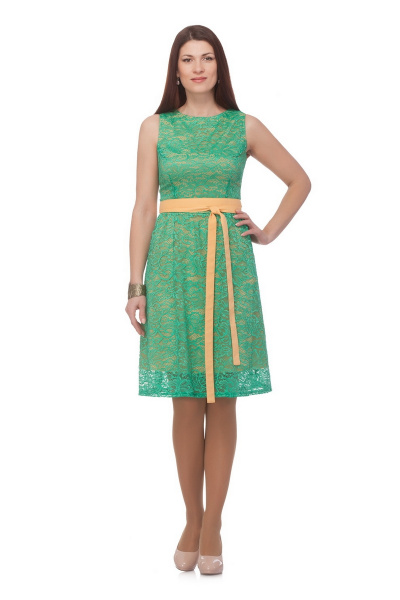 Платье ASPO Design 781 зеленый - фото 1