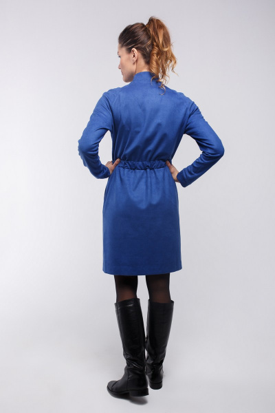 Платье Legend Style D-041 синий - фото 5