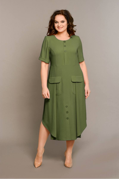 Платье Koketka i K 609 зелень - фото 1