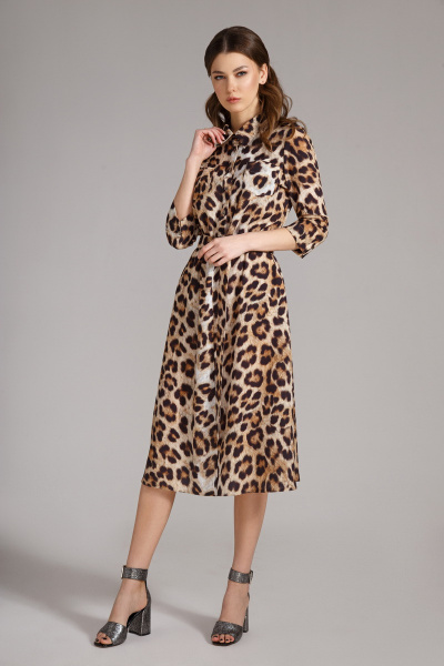 Платье Магия моды 1549 леопард - фото 2