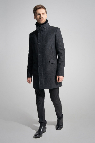 Пальто Gotti 059-2м темно-серый - фото 2