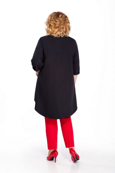 Блуза, брюки Pretty 859 черный+красный - фото 2