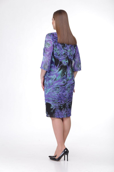 Платье VOLNA 1079 фиолет - фото 2