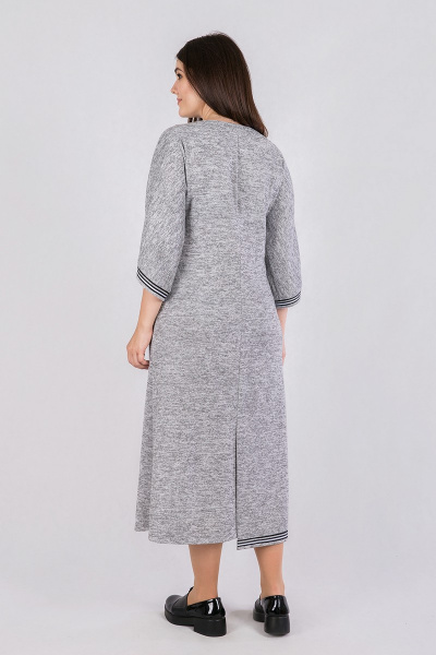 Платье Daloria 1417 серый - фото 2