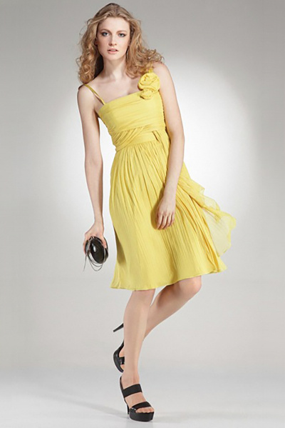 Платье Lakbi L1808 желтый - фото 1