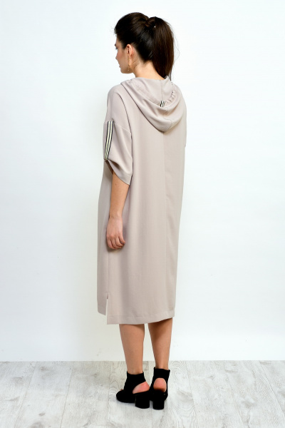 Платье Faufilure С861 серый - фото 6