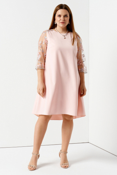 Платье Панда 108580w розовый - фото 1