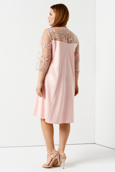 Платье Панда 108580w розовый - фото 2