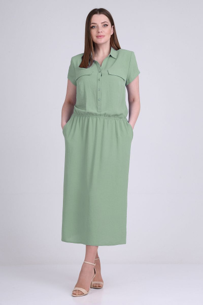 Платье ELGA 01-698 св.зелень - фото 1