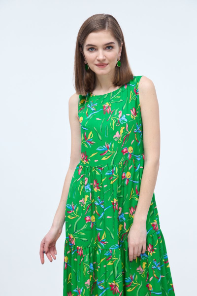 Платье STEFANY 852 зеленый - фото 3