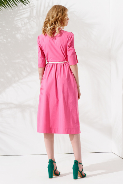 Платье Панда 94180w розовый - фото 2